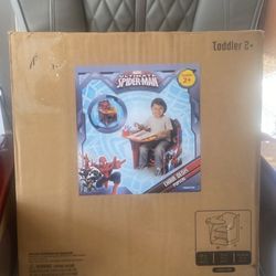 Delta Children Spider-Man Chair Desk with Storage Bin