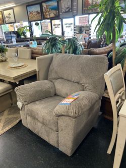 Gray Upholstered Accent Chair