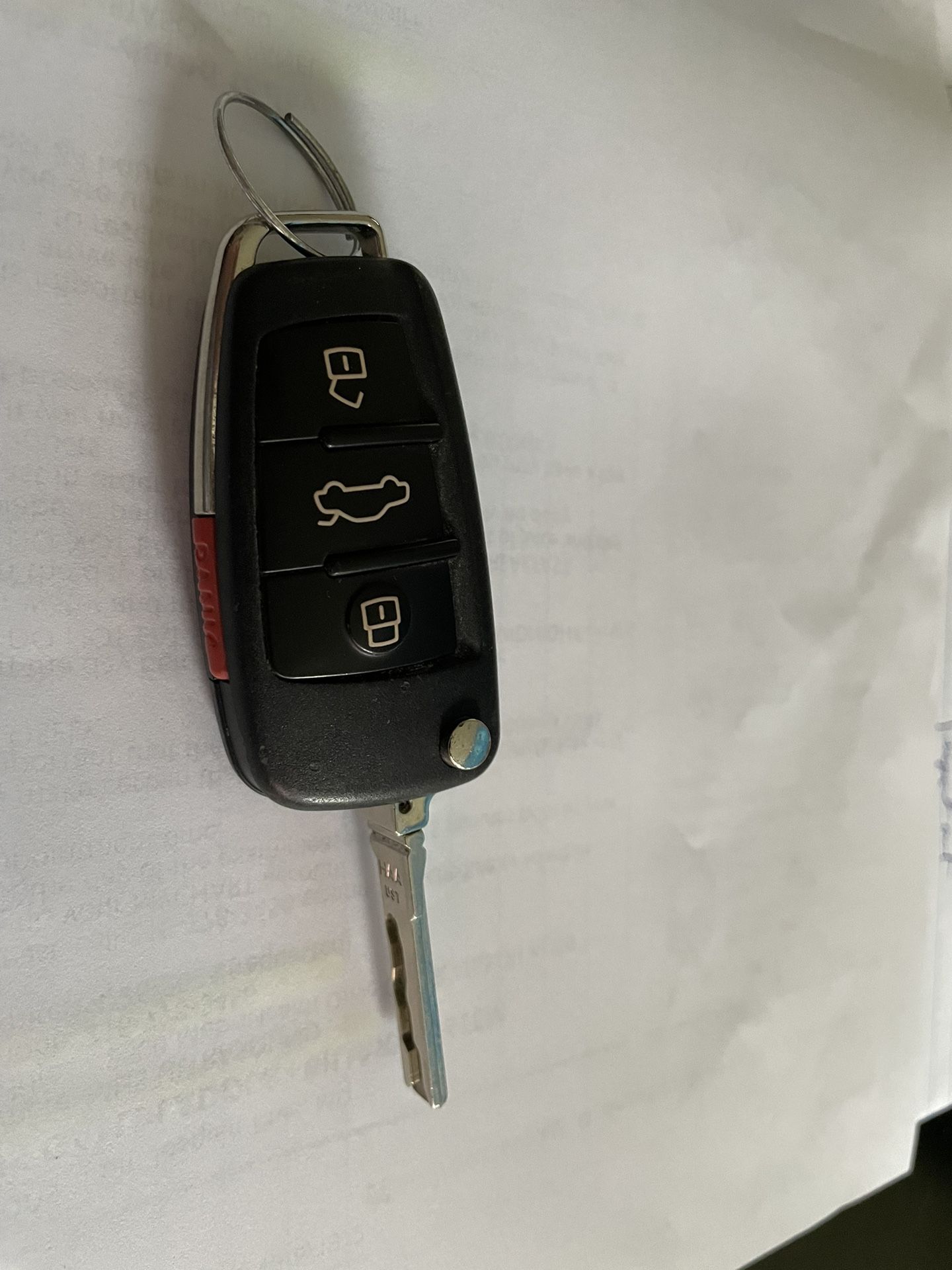 Audi OEM 4 Button Key Fob