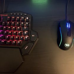 Red Dragon Mouse And Keyboard 