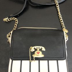 Luv Betsy Johnson Handbag (Telephone) 