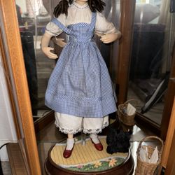 porcelain franklin mint wizard of oz dorthy doll with music stand 