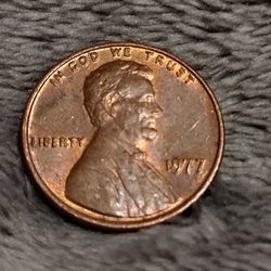 16th President Abraham Lincoln 1977 Penny 
