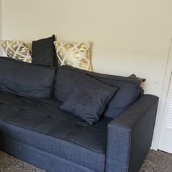 Fabric Convertible Sofa + Futon 
