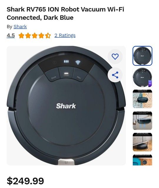 SHARK robot VACUUM (Used)