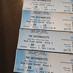 Decemeberists Mount Baker Theater Bellingham