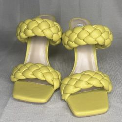 Steve Madden Kenley Citron Braided Heel