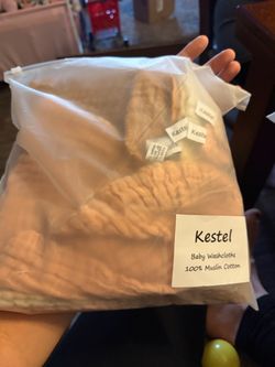Kestel Baby Washcloths 100% Muslin Cotton