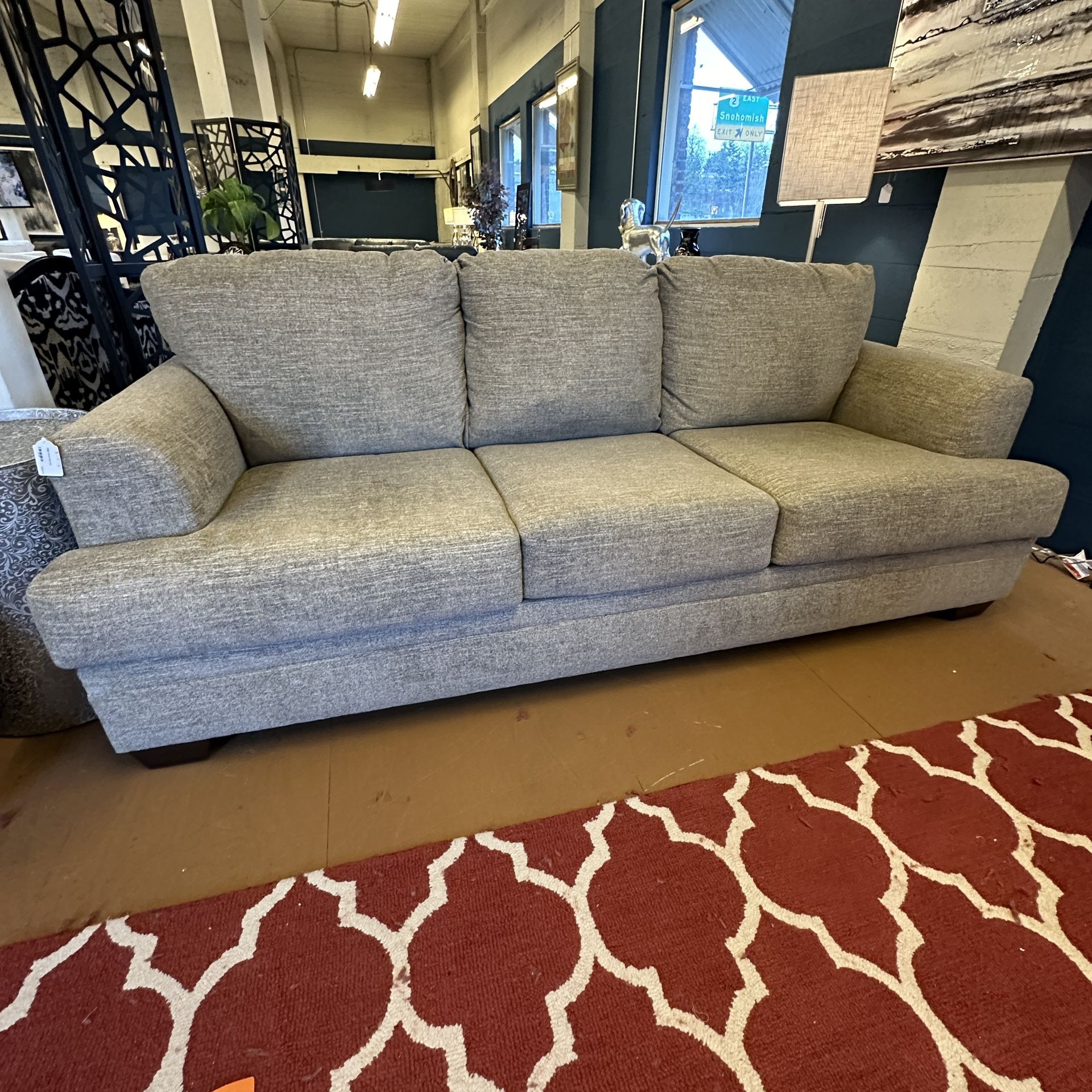 Beige Fabric Sofa