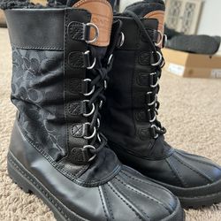 Coach snow/rain boots 