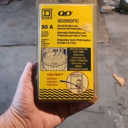 Square D 50 Amp GFCI Circuit Breaker
