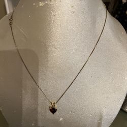 Set Of Tree 14k Gold Plated Over Sterling Silver Set Of Garnet