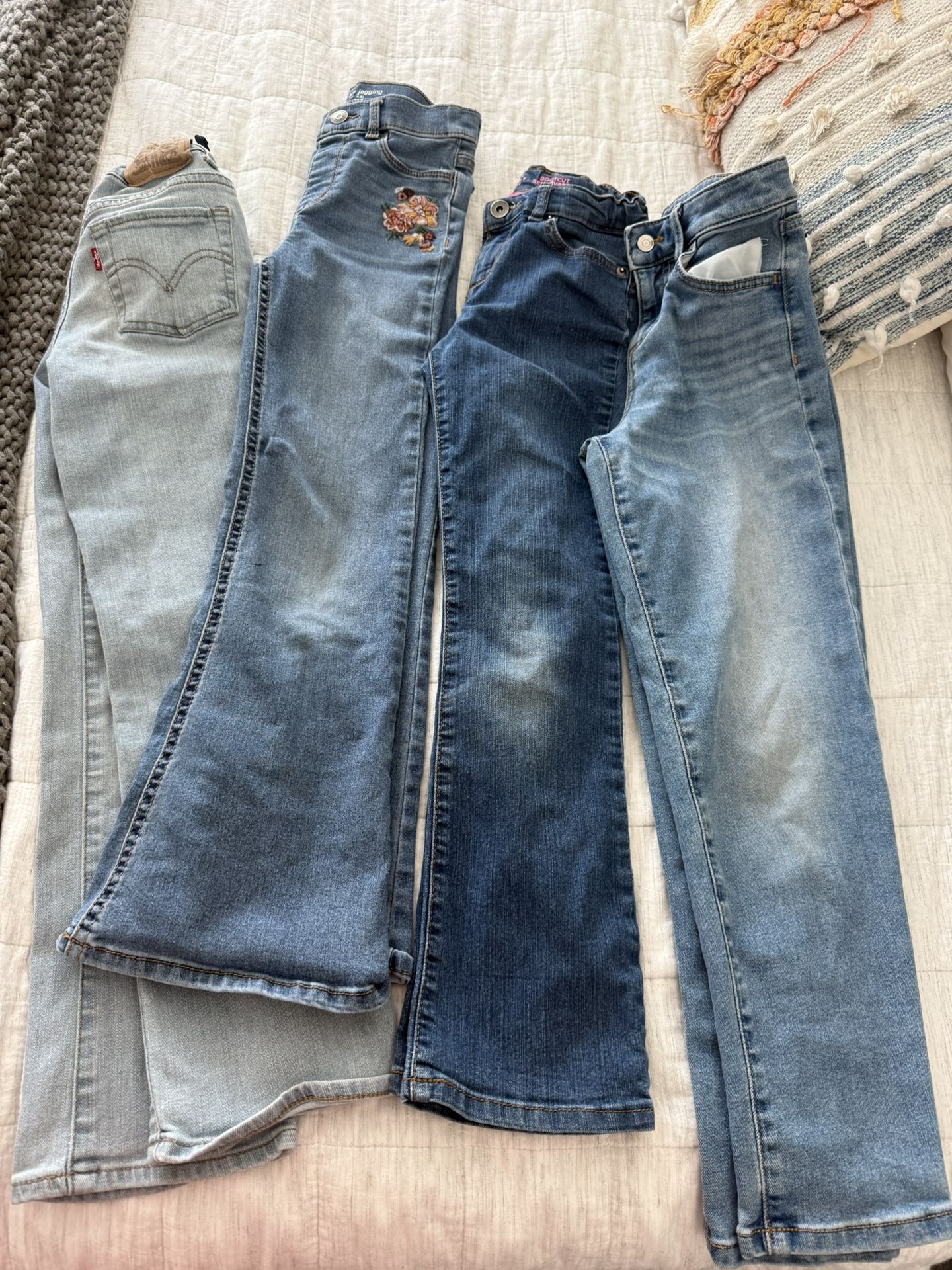 Girls Jeans Size 8 Each