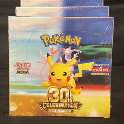 Pokemon Japanese 30th Celebration Booster Box