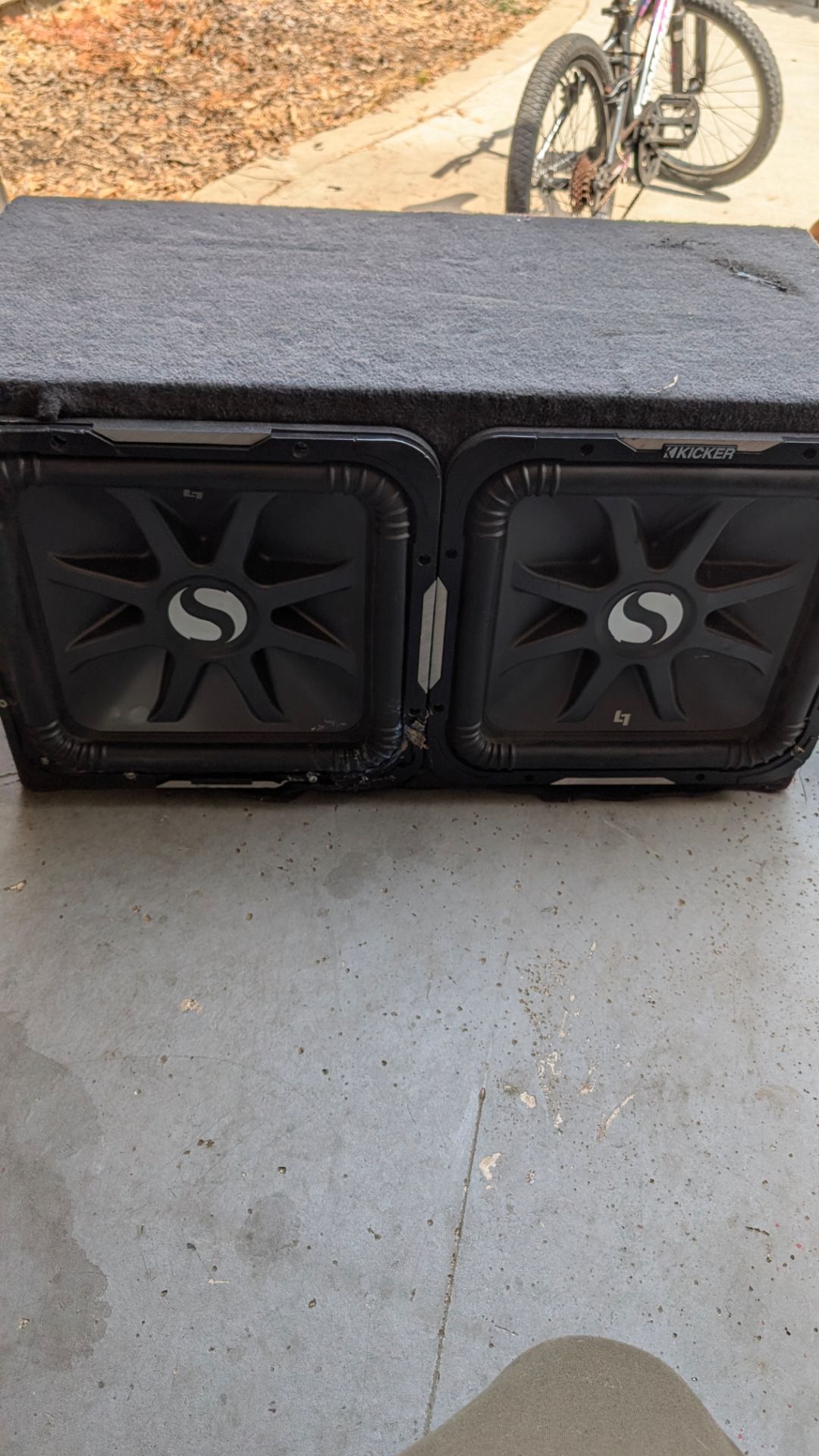 TRADE: 2x 15" Kicker L7s in Custom Box for PS5 Bundle7