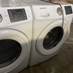 Samsung Washer And Dryer White Sei