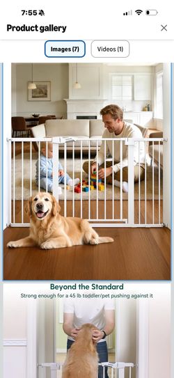 Expandable dog/baby gate