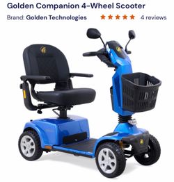 Golden Technologies Companion 4-Wheel Mobility Scooter