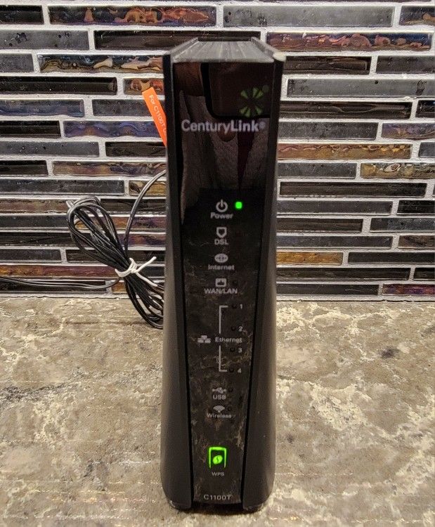 CENTURYLINK C1100T TECHNICOLOR 802.11n VDSL2 WIRELESS WIFI MODEM ROUTER