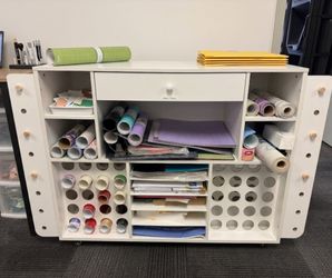 Rolling Cricut Craft Cart w/ Storage