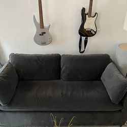 Article Loveseat with pullout mattress