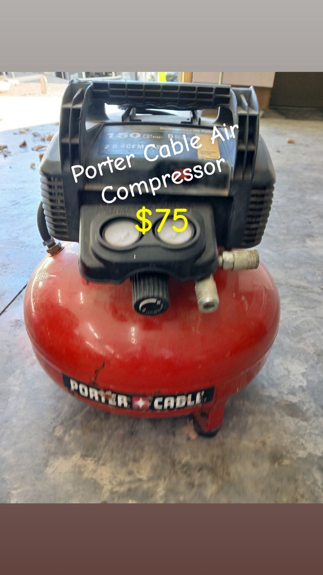 Porter Cable Air Compressor