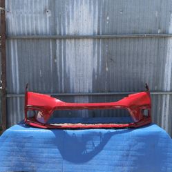 2022 2023 2024 Honda Civic Sedan / Hatchback  Front Bumper Red OEM (ORIGINAL)