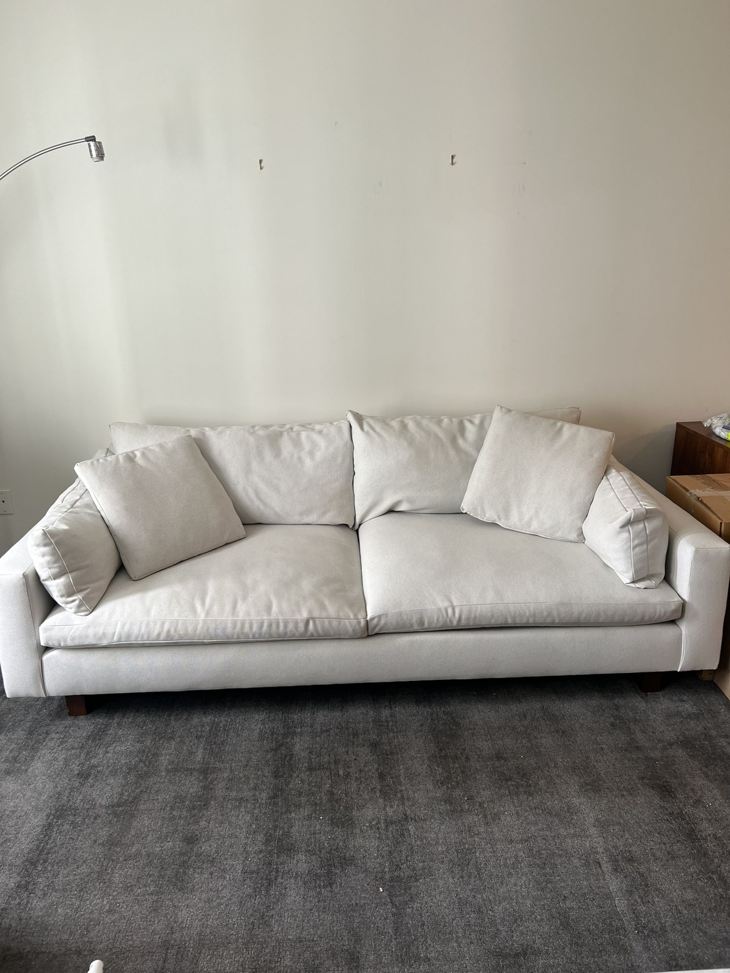 West Elm 92 Harmony Sofa Oyster Color 42 Depth For In Kansas City Mo Offerup