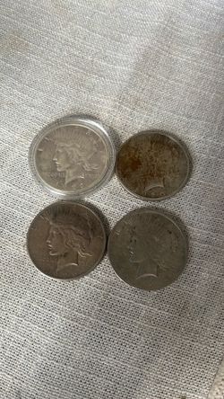 Silver peace dollars