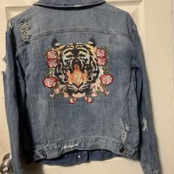 Tiger Jean Jacket 