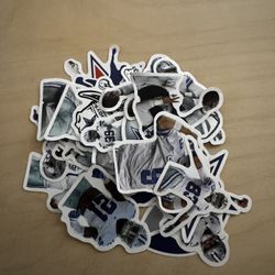 Cowboy Football Stickers 