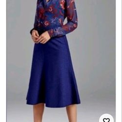 Cabi long blue skirt size 2