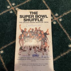 Chicago Bears Super Bowl Shuffle VHS Tape