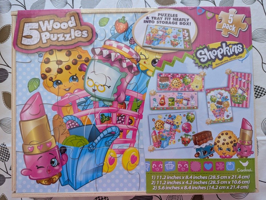 Shopkins Wood Puzzles