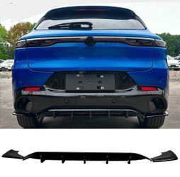 23-26 Alfa Romeo Tonale Rear Bumper Diffuser Gloss Black ABS