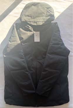 Nike 550 Down Hooded Parka Winter Coat Size Extra Large Dark Gray *Brand New*