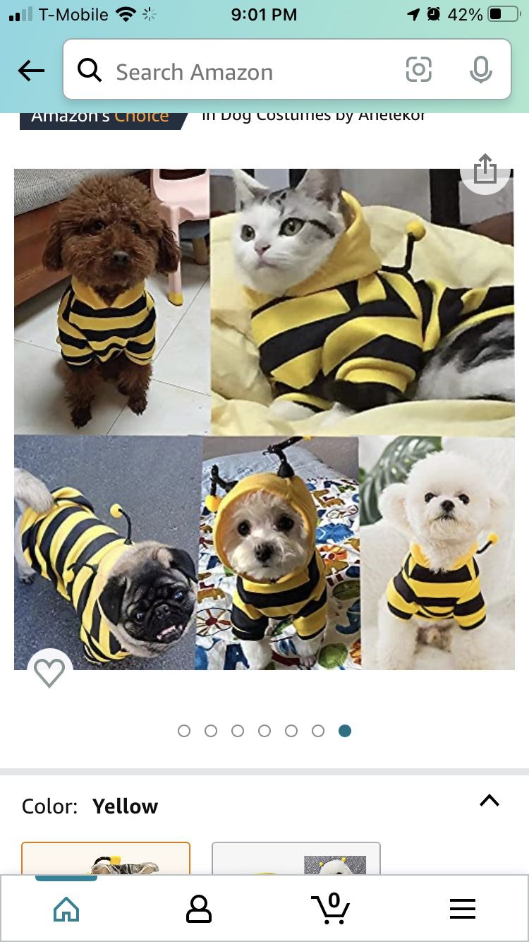 Bumblebee Pet Sweater 