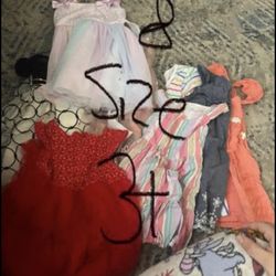 Size 3t Girl Dresses 8 Total For $25 For All