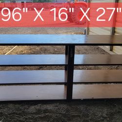 8ft Long Wood Shelves 