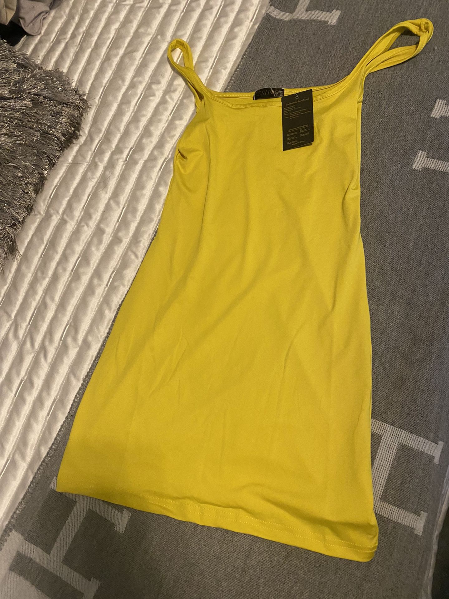 Yellow Stretch Dress