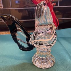 Vintage Murano Rooster/chicken Figurine 