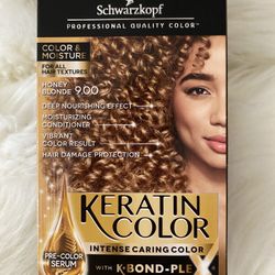 Sealed NWOT Schwarzkoph Keratin Color Honey Blonde 9.00 
