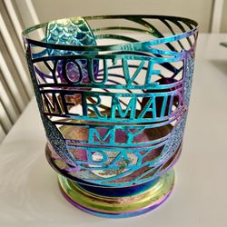 BATH AND BODY WORKS MERMAID CANDLE HOLDER 