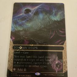 Echoing Deeps (0103) (Borderless) (Galaxy Foil) - Edge of Eternities: Stellar Sights (EOS)
