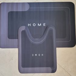 2 Piece Bath Mat Set