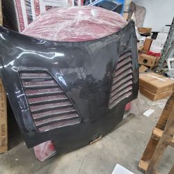 1993-1998 Mazda Rx7 Carbon Fiber Hood Carbon Creation New