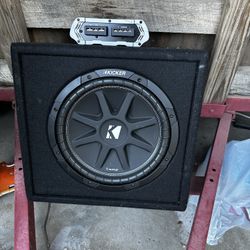 Kicker Subwoofer And Amp