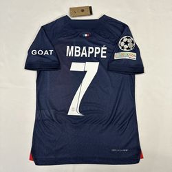 Mbappe #7 PSG 23/24 Home  Men’s Soccer Jersey- Player Version