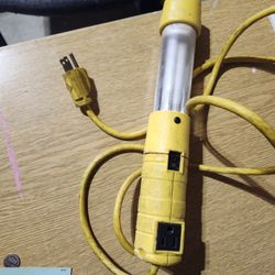 Bayco Fluorescent Yellow Hand Shop Light 