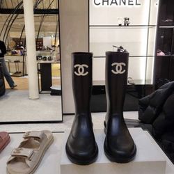 Chanel Rain Boots